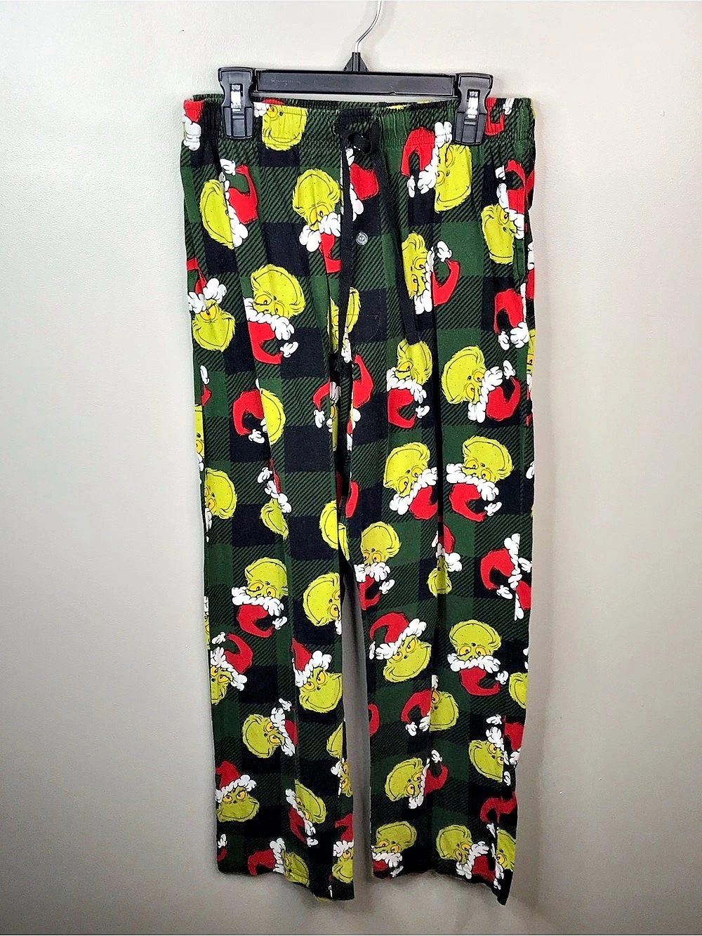 The Grinch Dr. Seuss Pajama Pants Green & Red Small